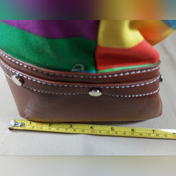 Sydney Love Canvas Stripe Overnight Bag Travel Tote - Picture 12 of 12